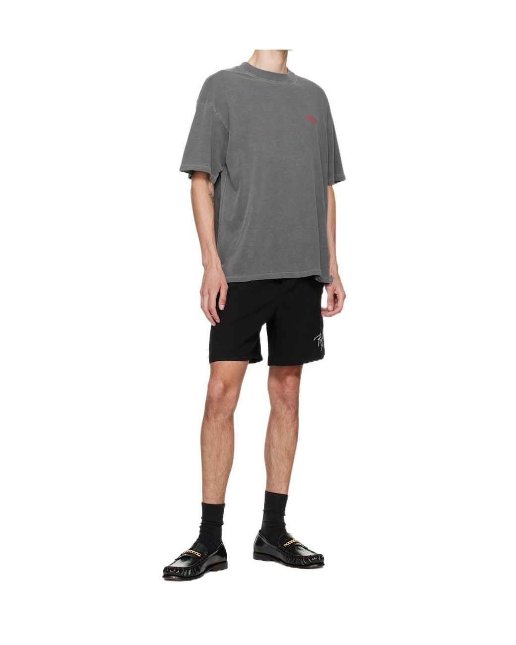 Represent Gray Owners Club Logo T-Shirt for men