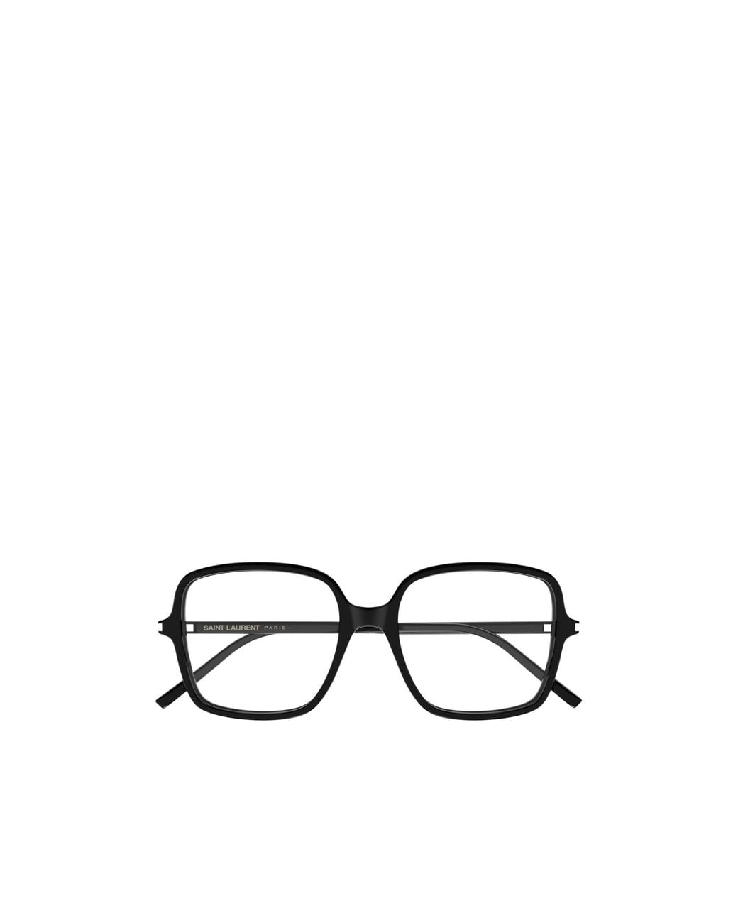 Saint Laurent White Eyewear Square Frame Glasses