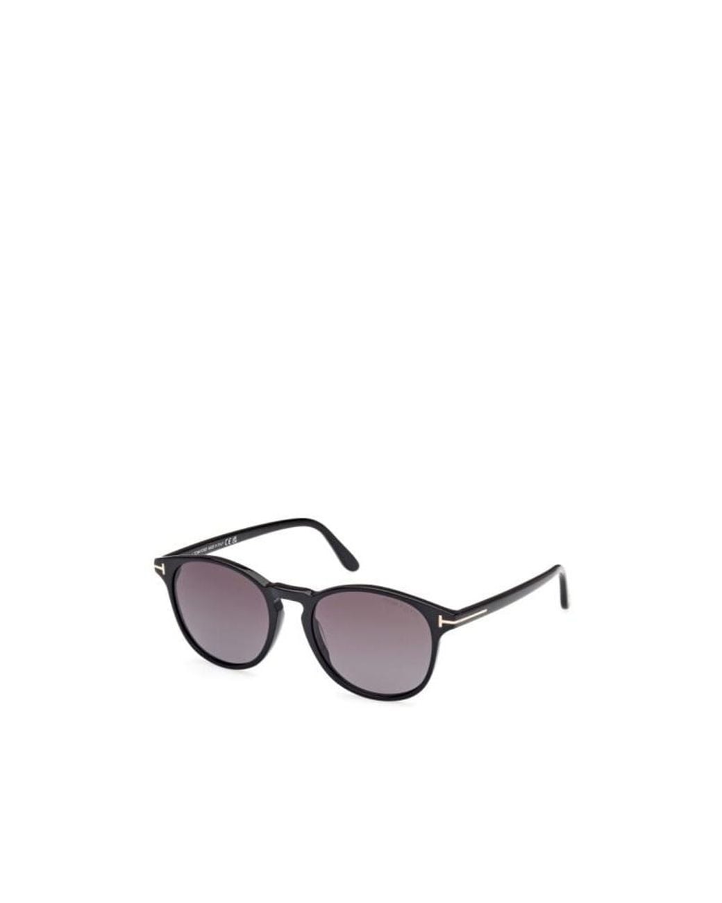 Tom Ford White Eyewear Lewis Round Frame Sunglasses for men