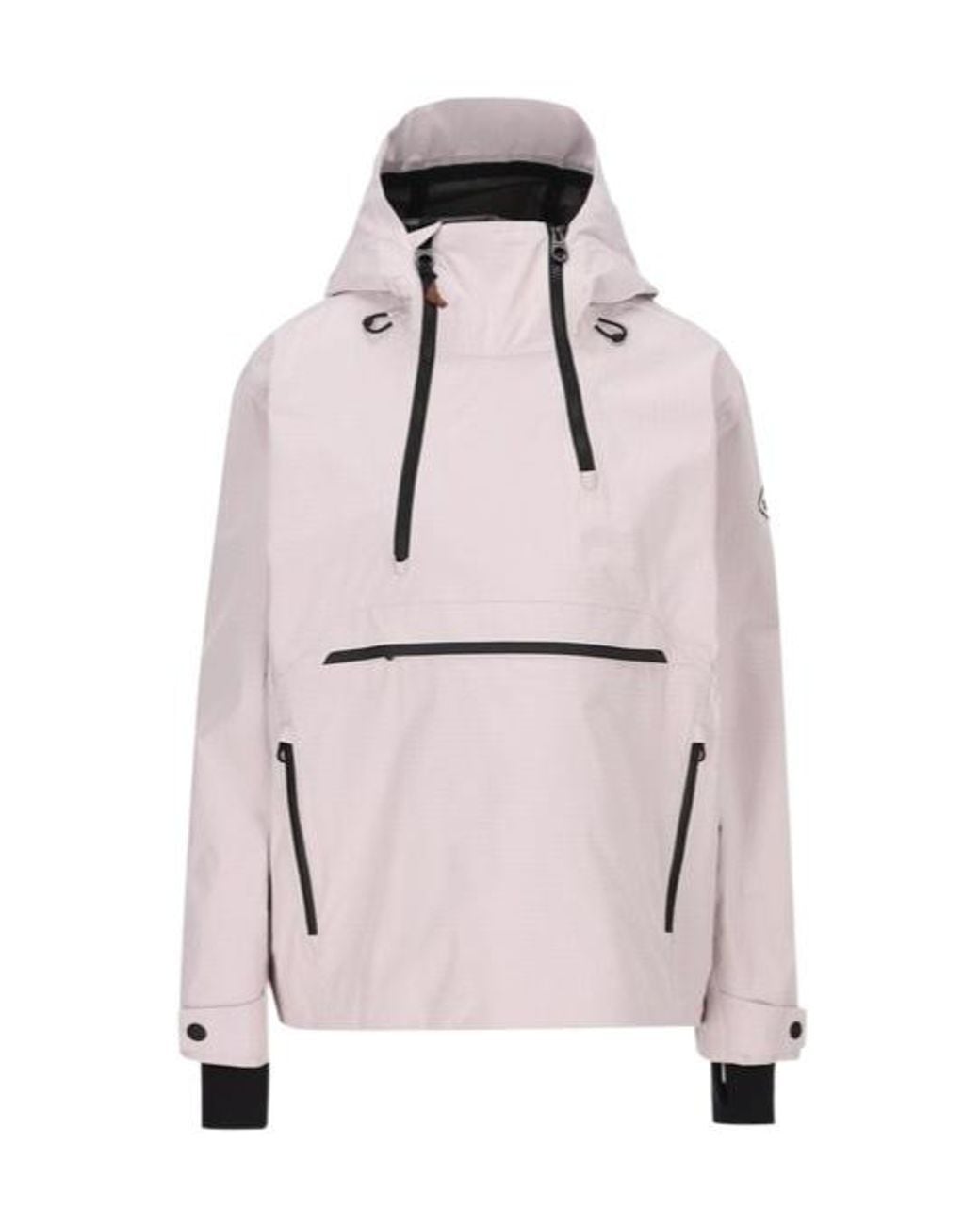 Loro Piana Pink Nuptse Zip Detailed Hooded Jacket