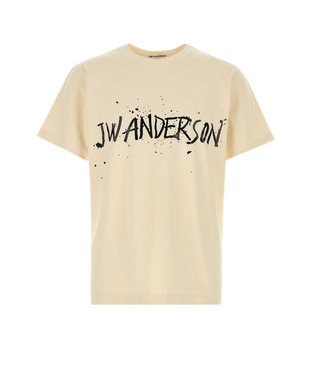 J.W. Anderson White Jw Anderson Logo Printed Crewneck T-Shirt for men
