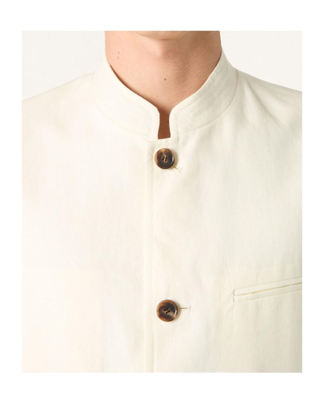Loro Piana White Vienna Vest for men