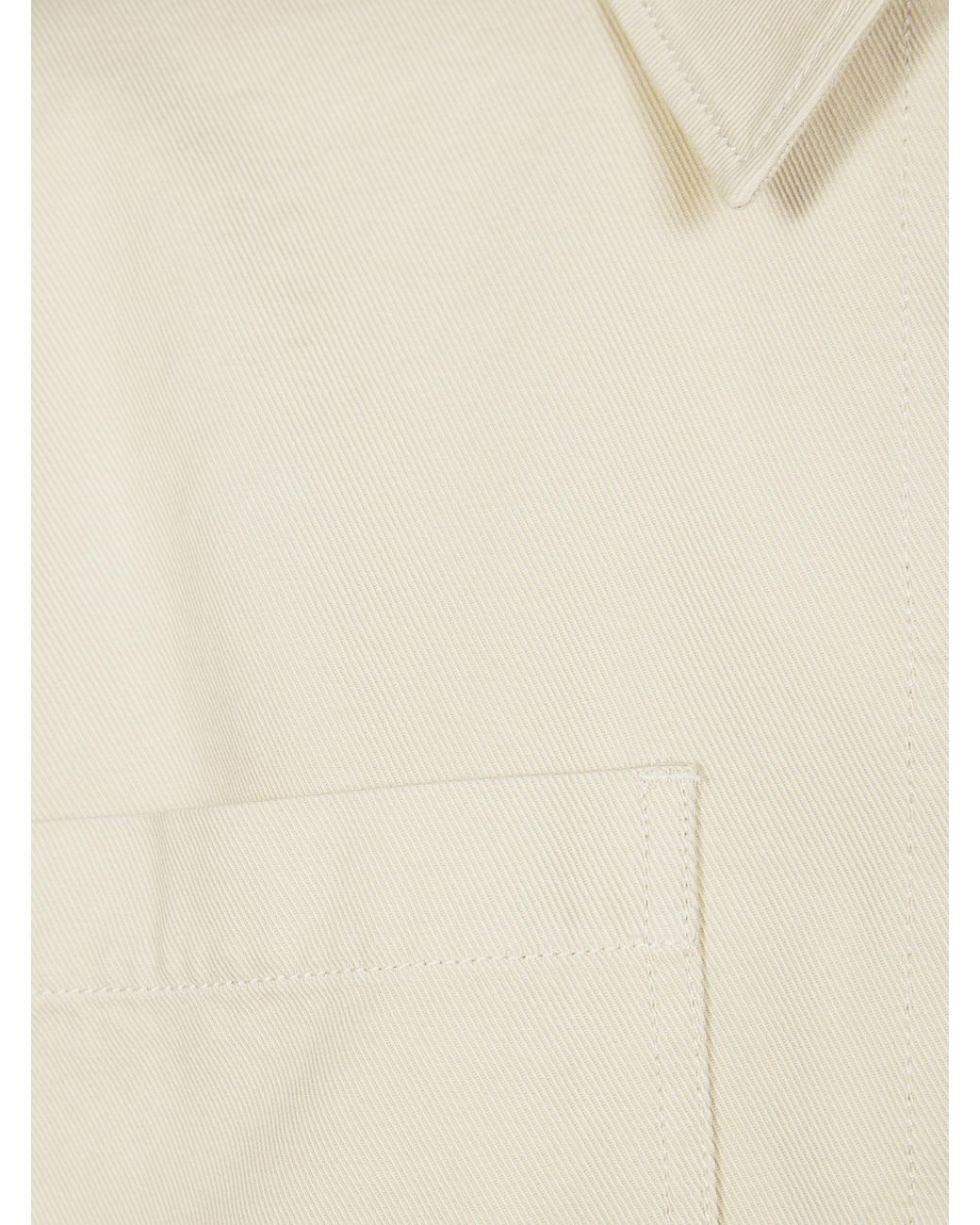 Max Mara White Weekend Wkdradente High-Low Hem Shirt