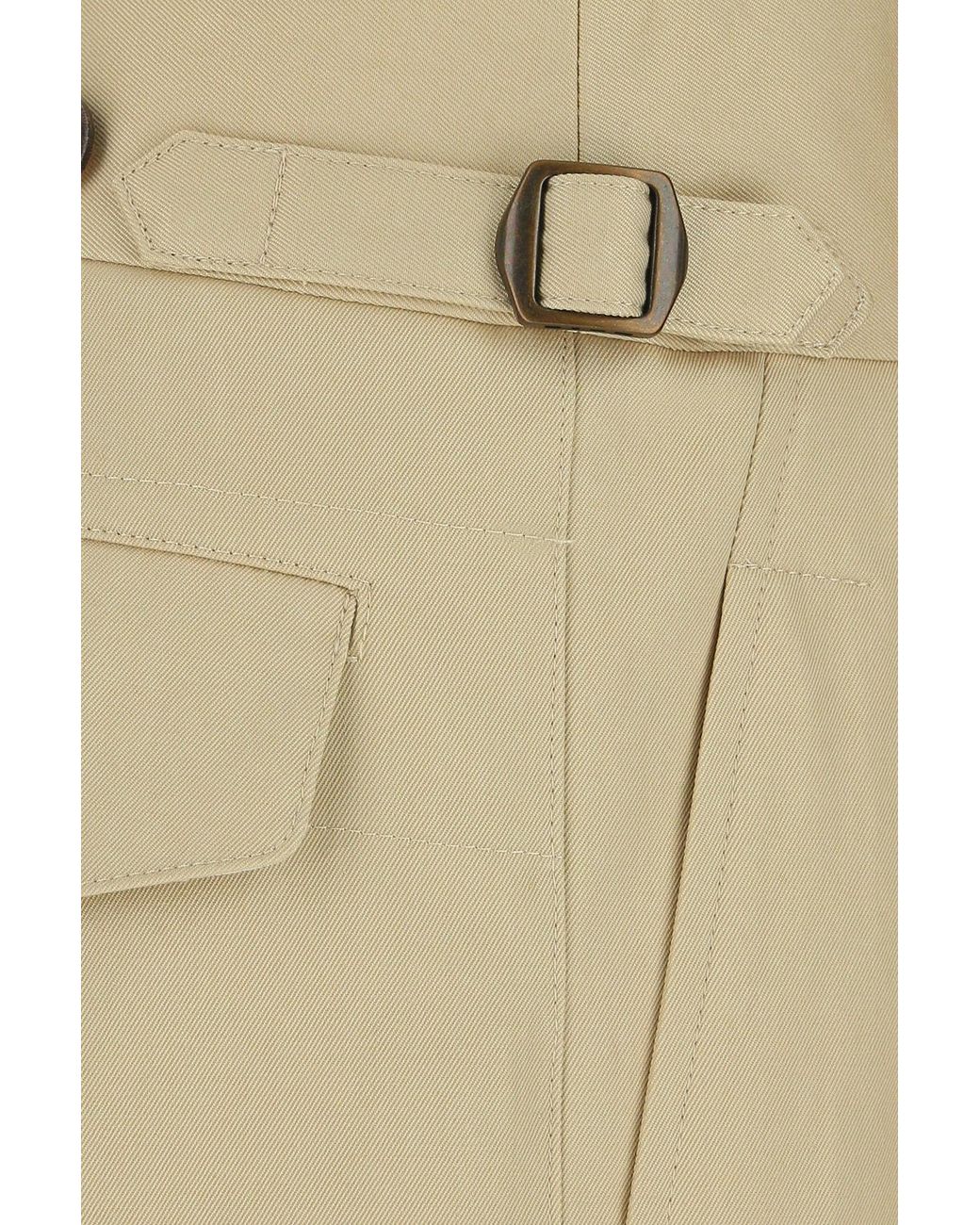 Maison Margiela Gray Buttoned Wide Leg Trousers