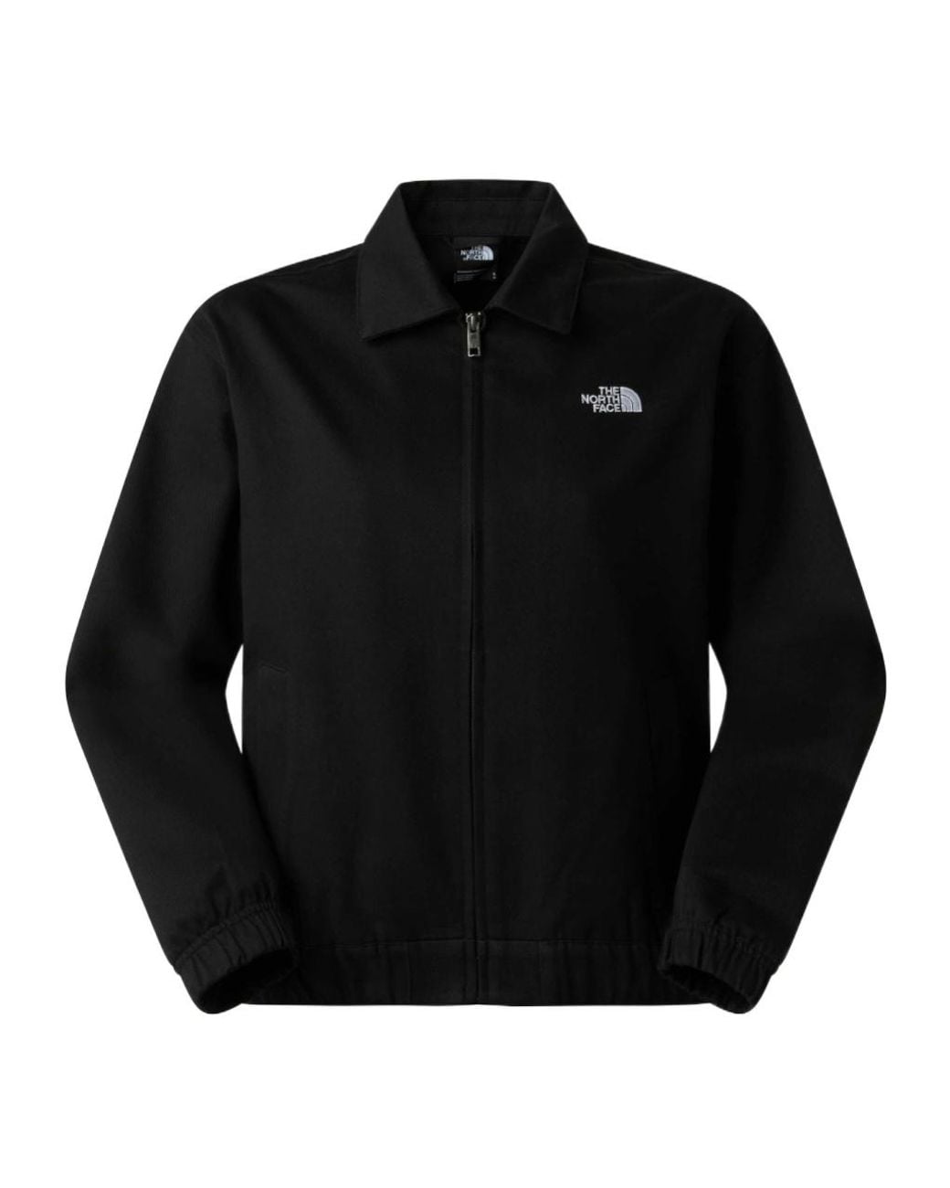 The North Face Black Zipped Twill Jacket