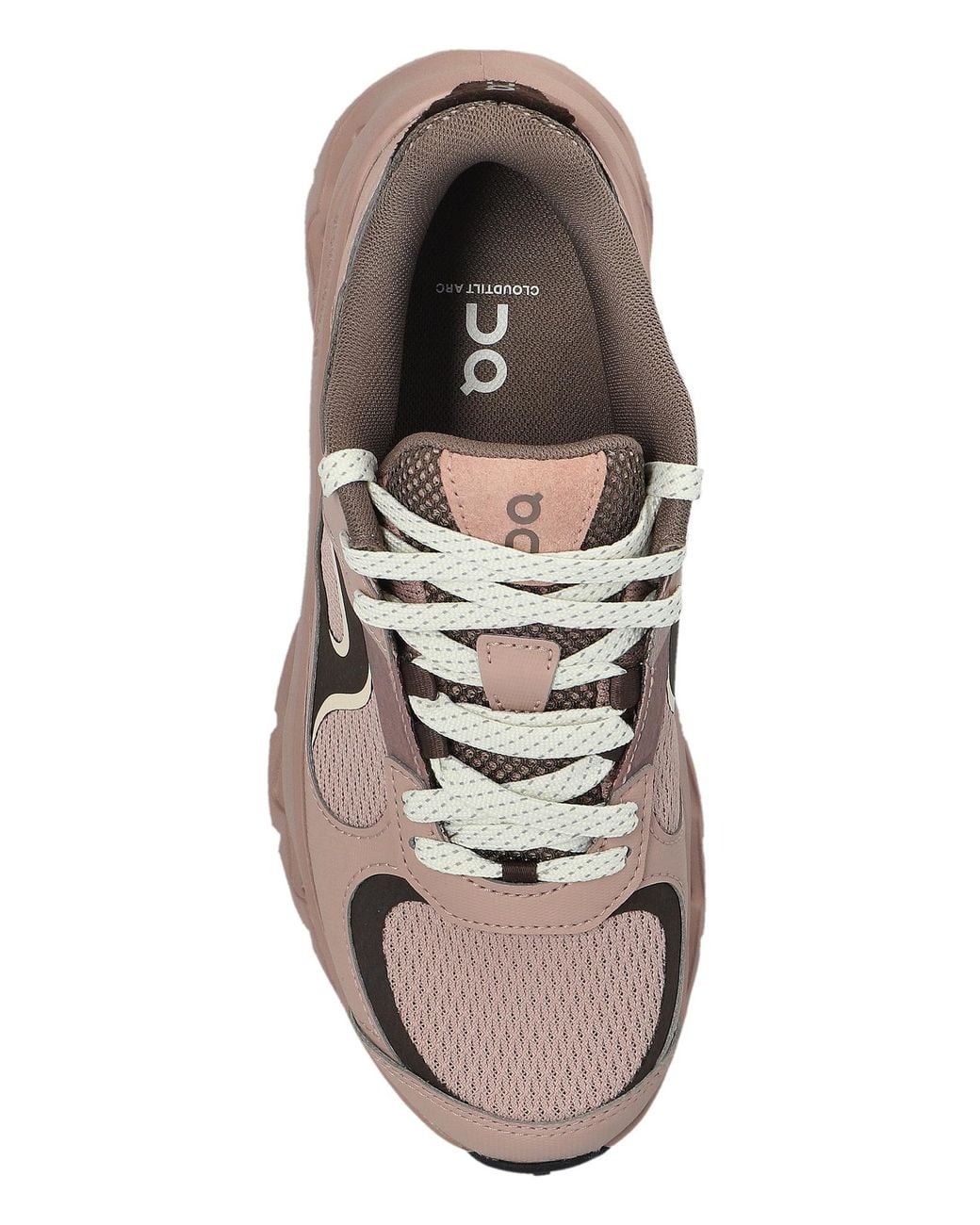 On Shoes Brown Lace-Up Sneakers