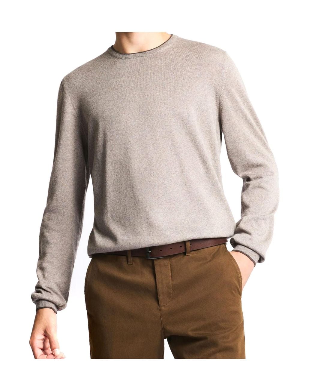 Fay Gray Elbow-Patch Crewneck Jumper for men