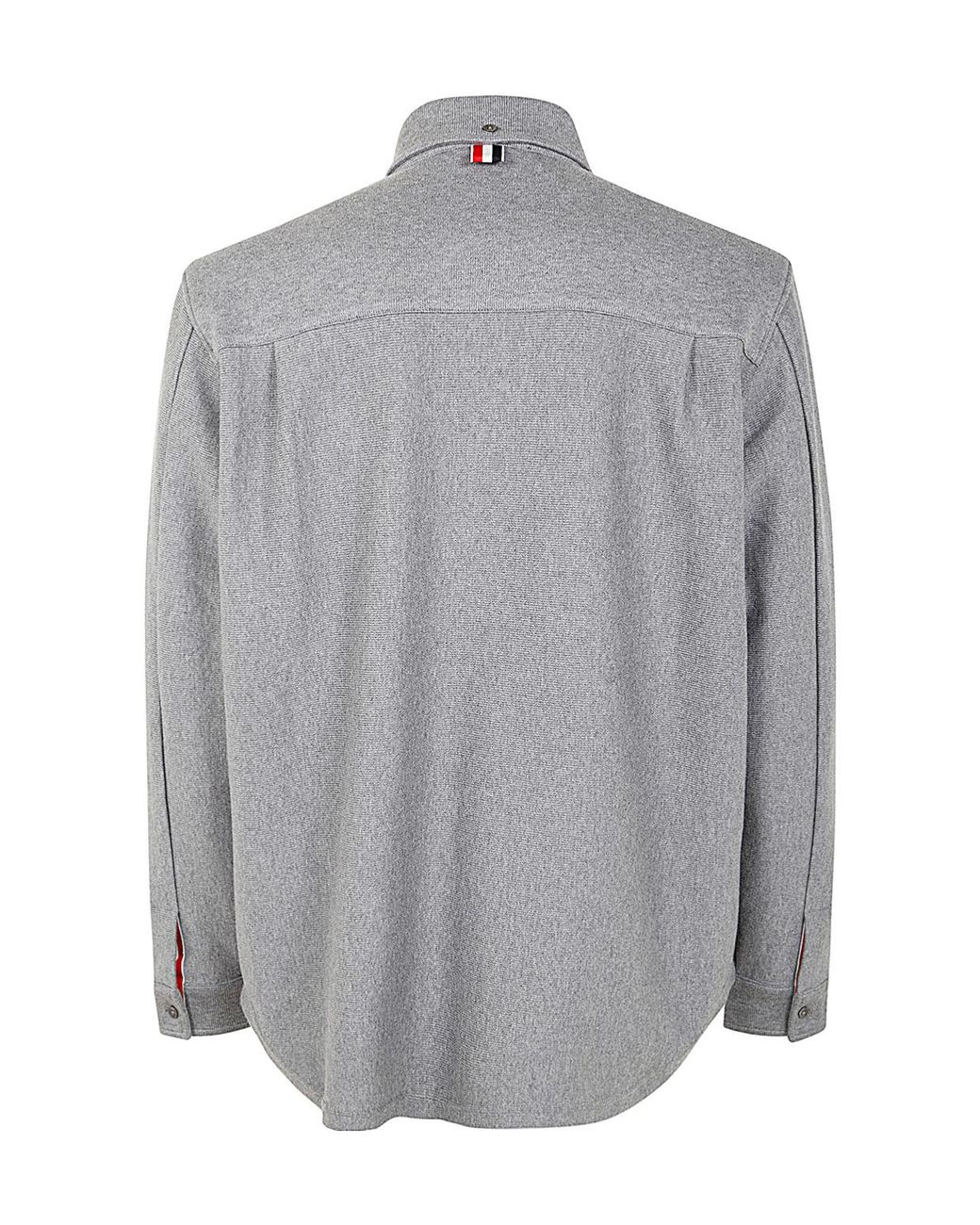 Thom Browne Gray Buttoned Jacket for men