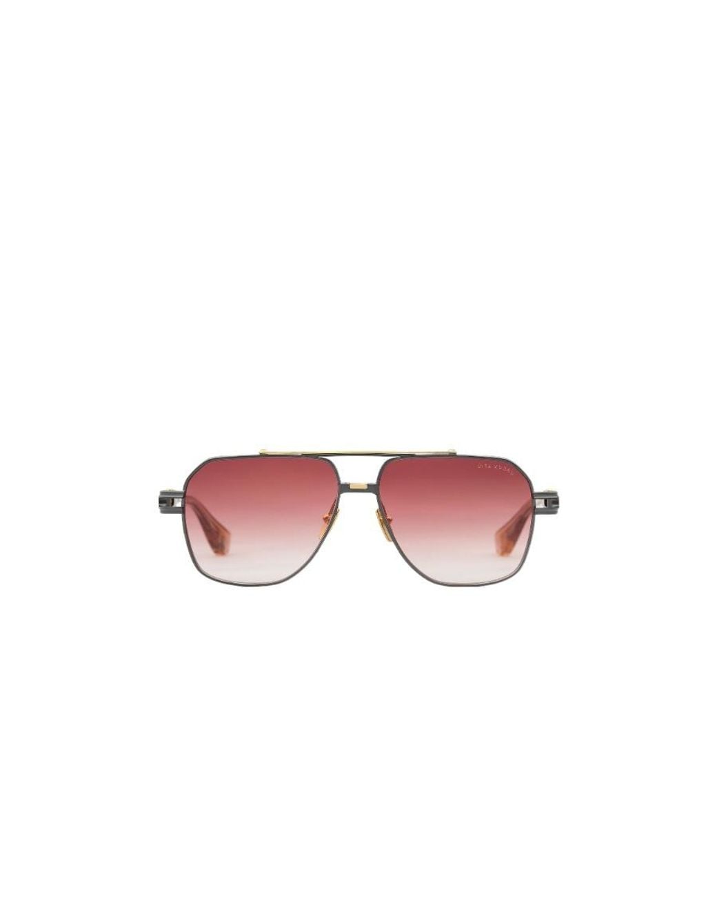 Dita Eyewear Pink Aviator-Frame Sunglasses for men