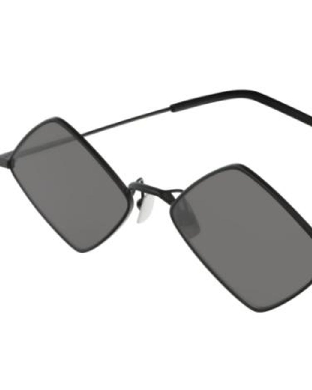Saint Laurent Gray Square Frame Sunglasses for men