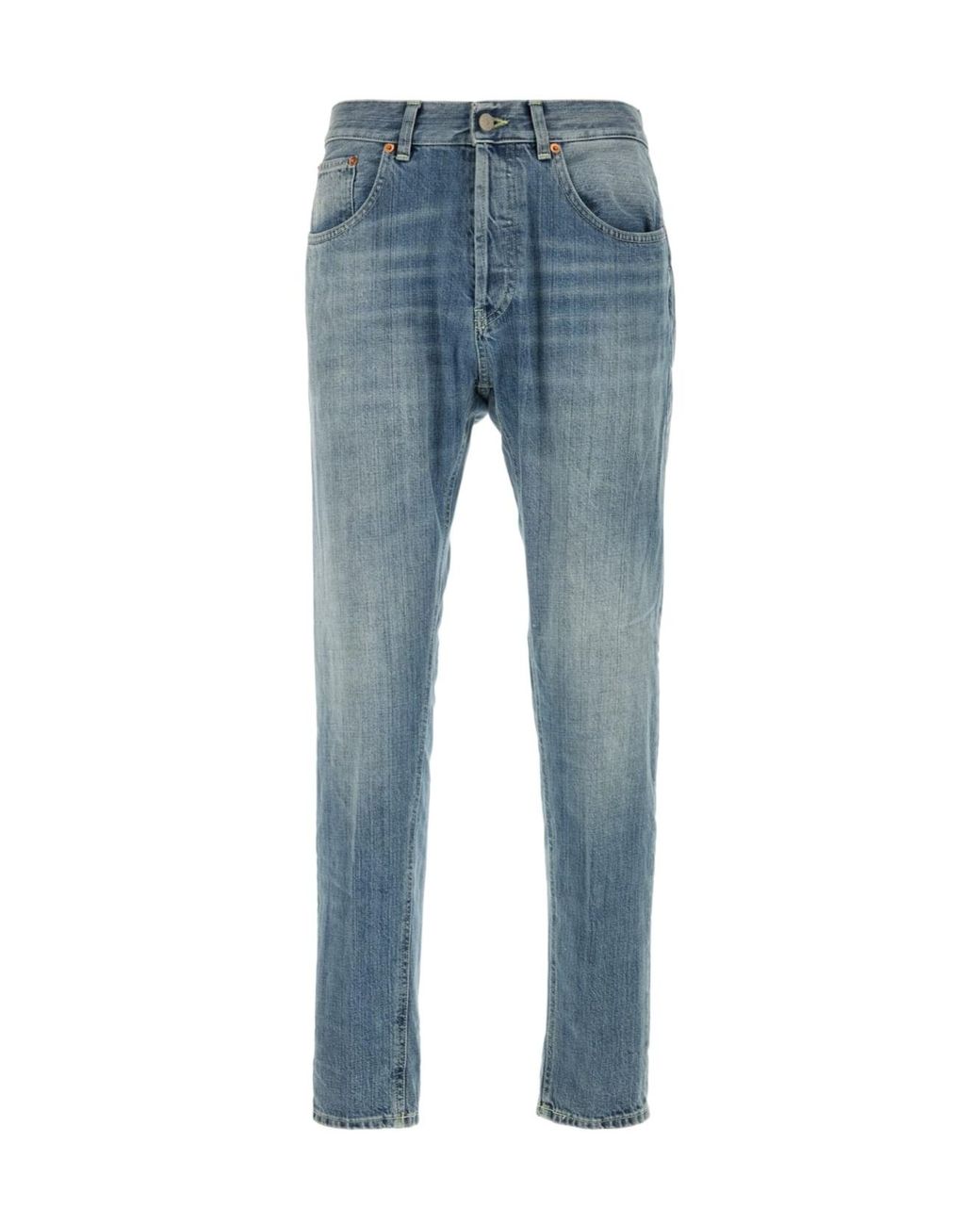 Dondup Blue Dian Straight-Leg Jeans for men