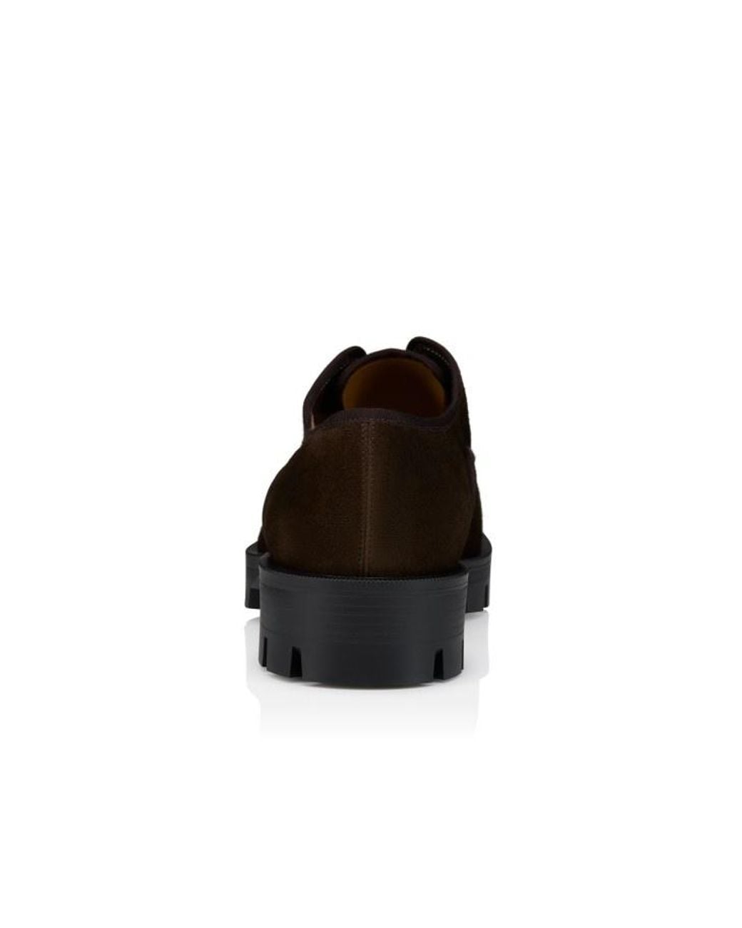 Christian Louboutin Brown Almond-Shaped Oxford Shoes for men