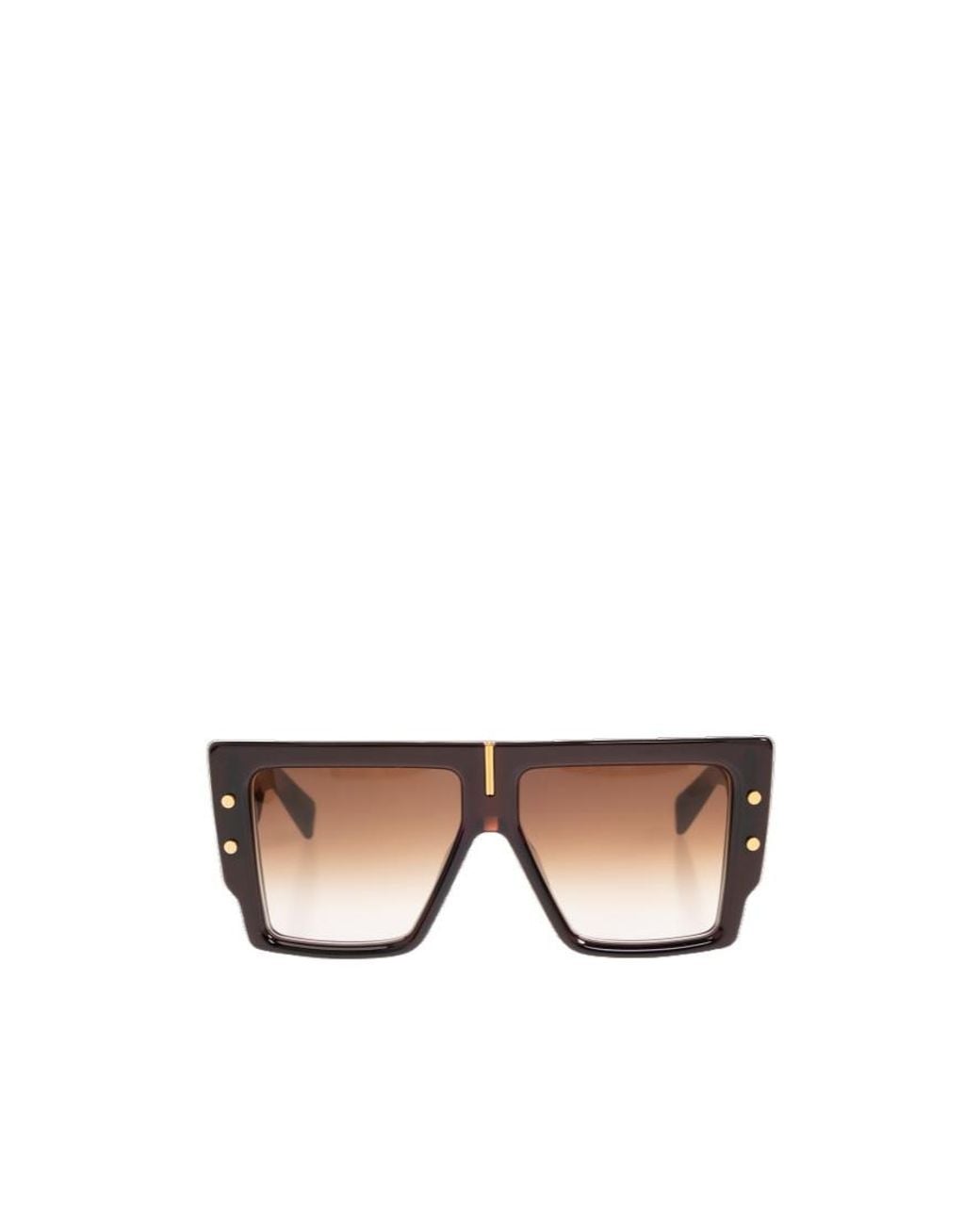 Balmain Natural Square Sunglasses for men