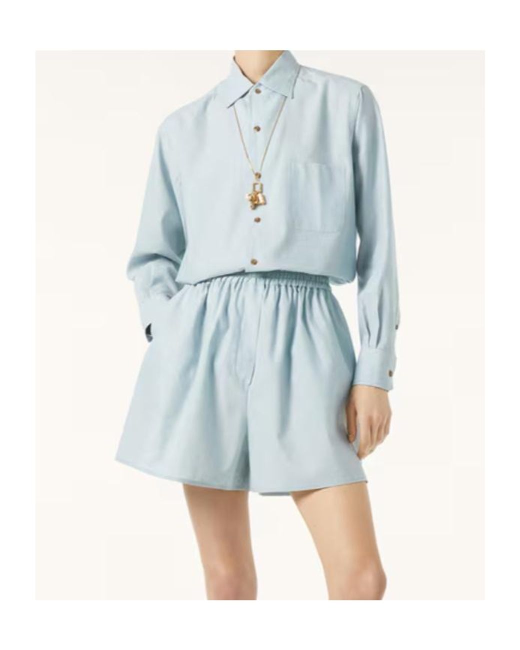 Loro Piana Blue André Shirt