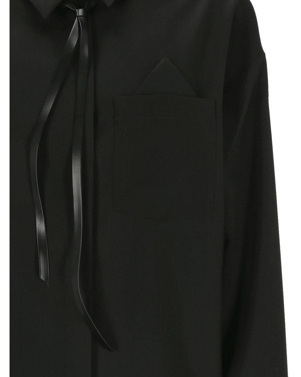 Sportmax Black Mappa Oversized Shirt
