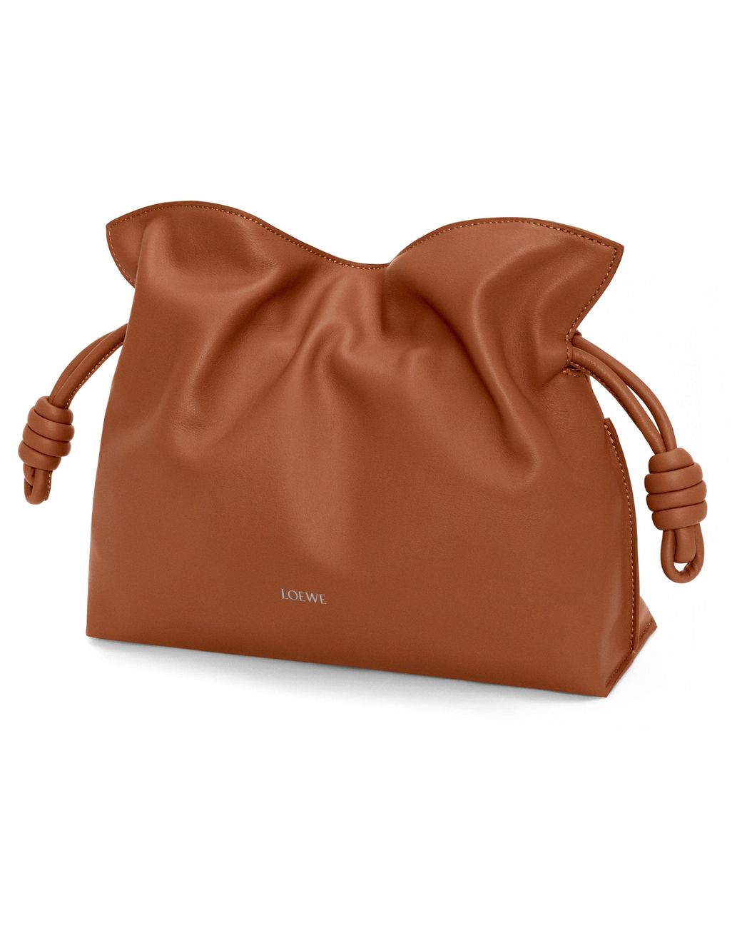 Loewe Brown Medium Flamenco Clutch