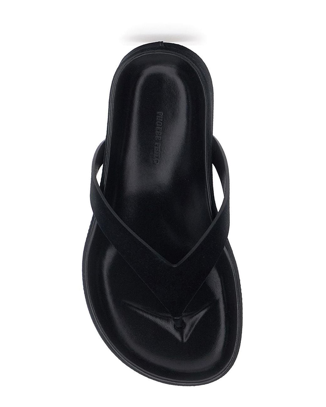 Phoebe Philo Black Round-Toe Slippers