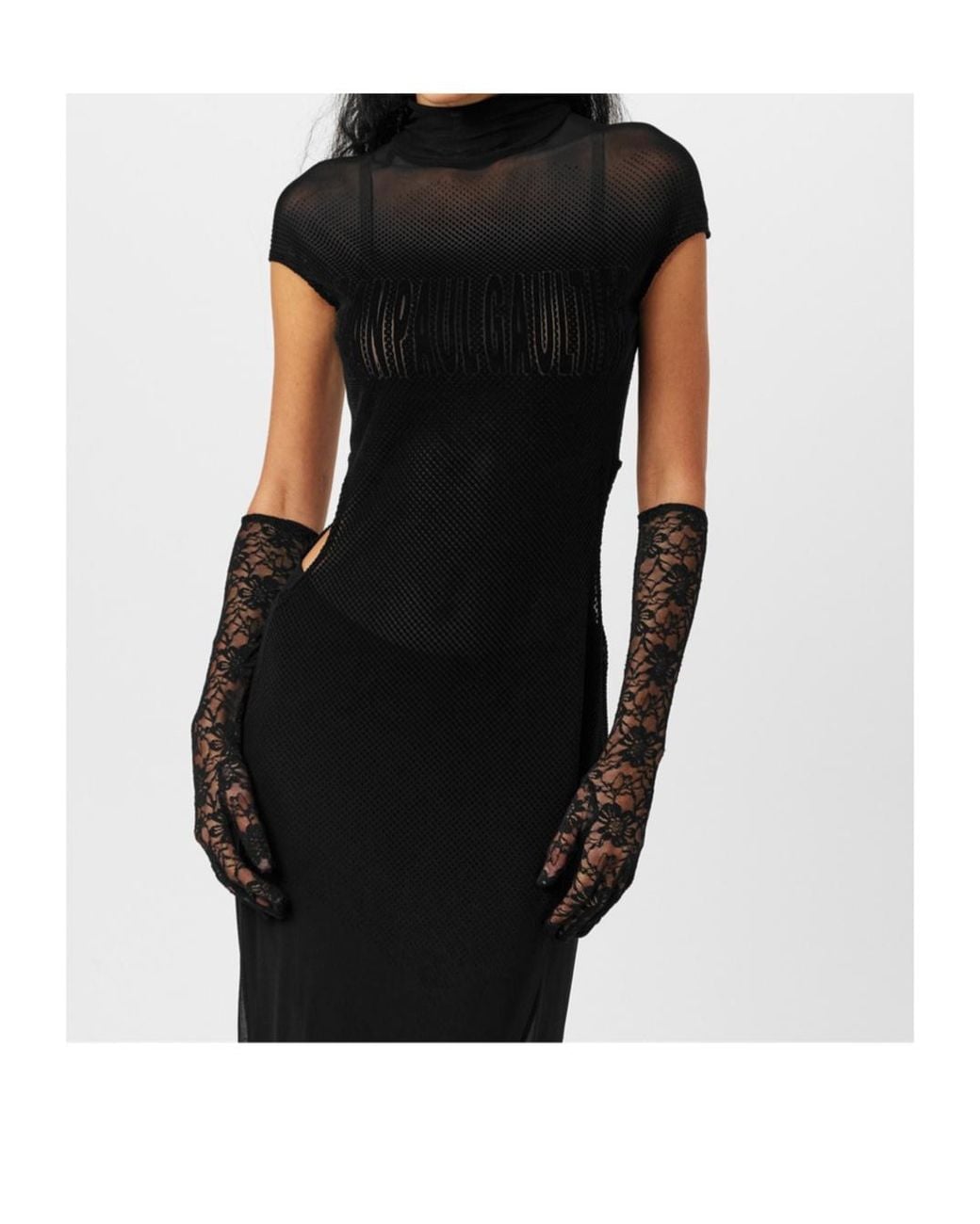 Jean Paul Gaultier Black Sleeveless Dress