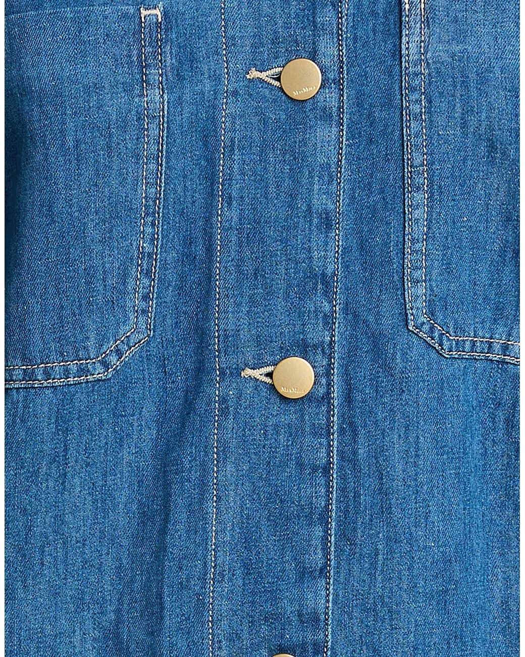 Max Mara Blue Mid- Denim Jacket