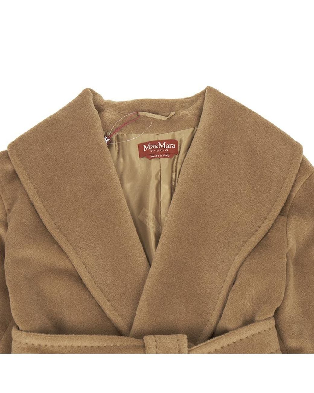 Max Mara Natural Studio Cloruro Tie-Waisted Coat