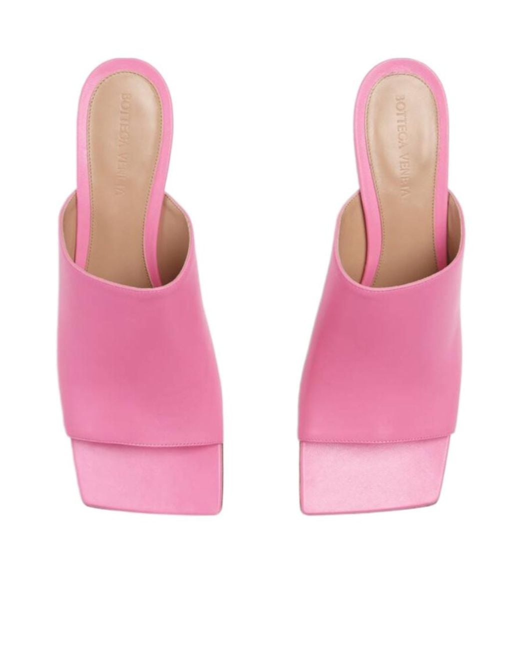 Bottega Veneta Purple Square-Toe High-Heel Sandals