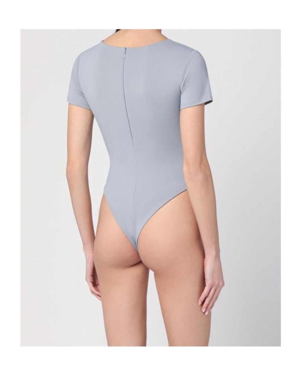 Entire studios Blue High-Cut Bodysuit
