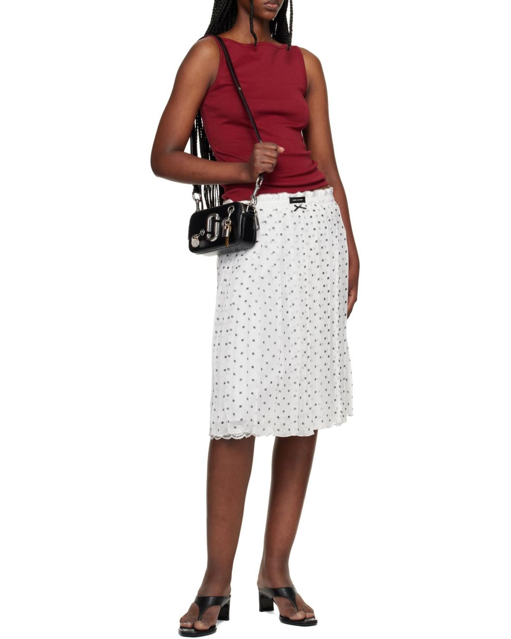 Marc Jacobs Black The Grommet Charm Snapshot Crossbody Bag