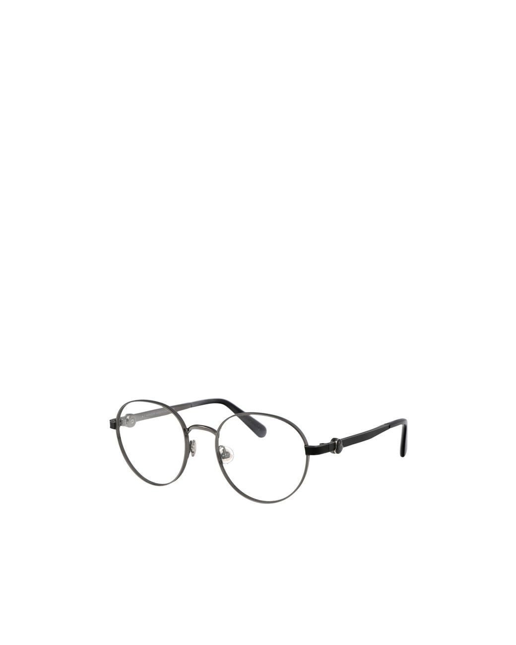 Moncler White Eyewear Ml5179 Round Glasses And Frames for men