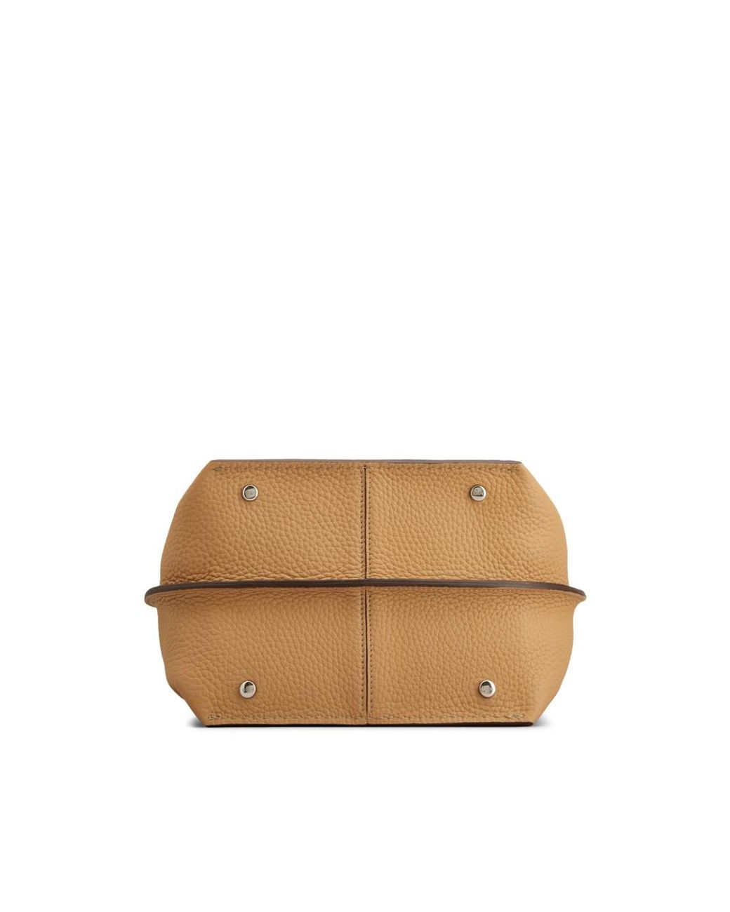 Tod's Natural Logo Plaque Medium Bucket Bag