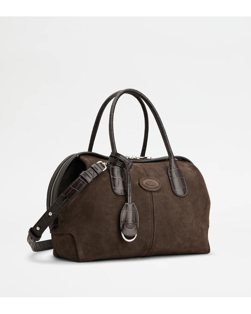 Tod's Brown Di Bag Bowling Bag