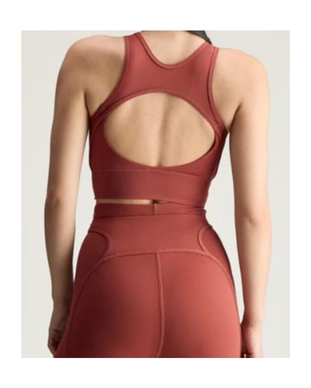 Adidas By Stella McCartney Red Training Crop Top