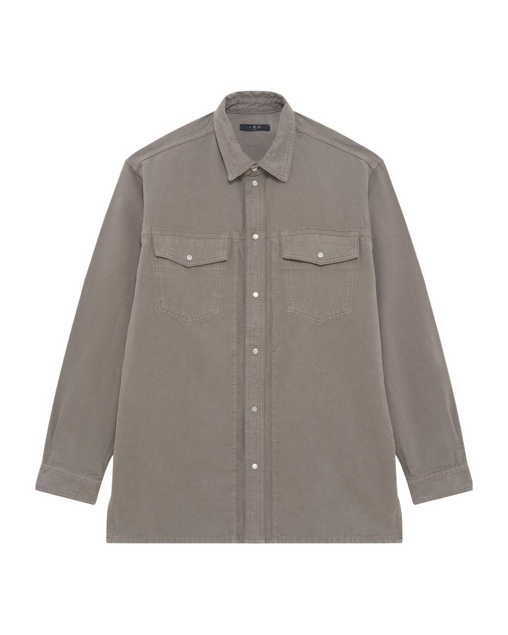 IRO Gray Long-Sleeved Shirt for men