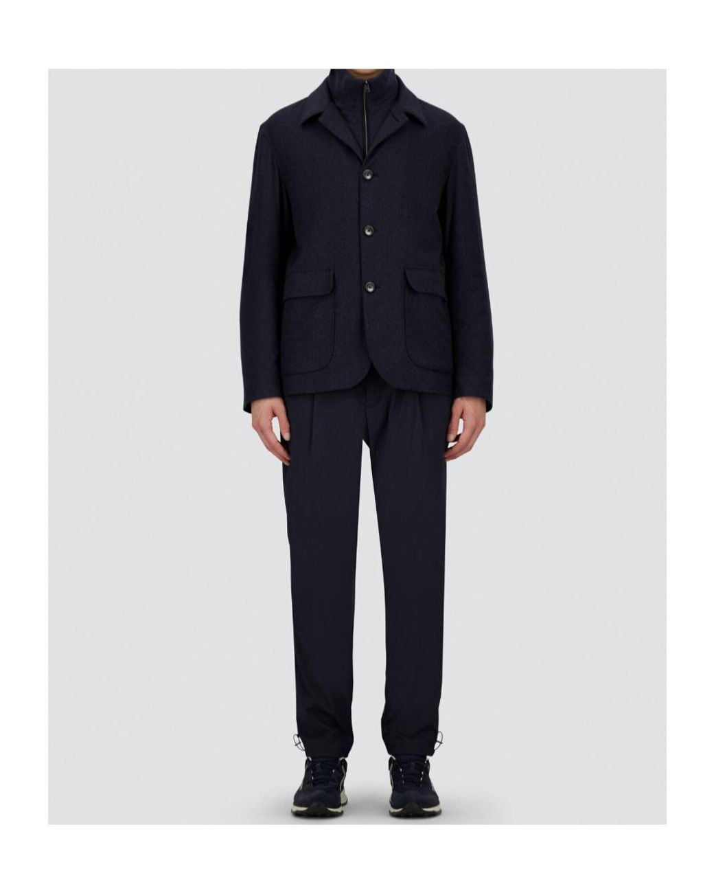 Herno Blue Resort Blazer for men