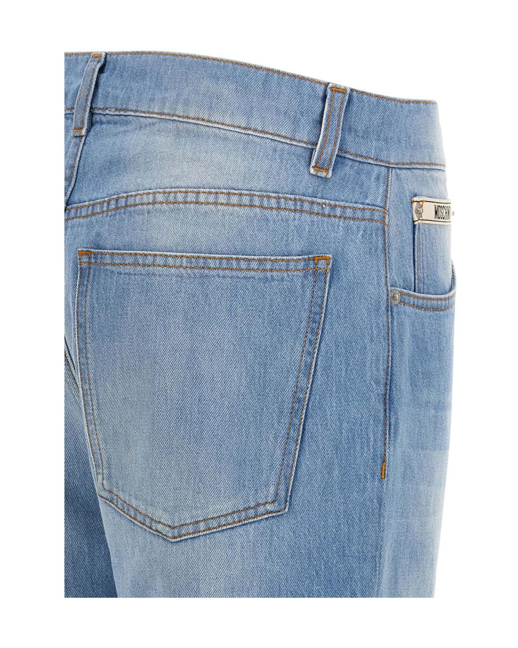 Moschino Blue Straight Leg Jeans