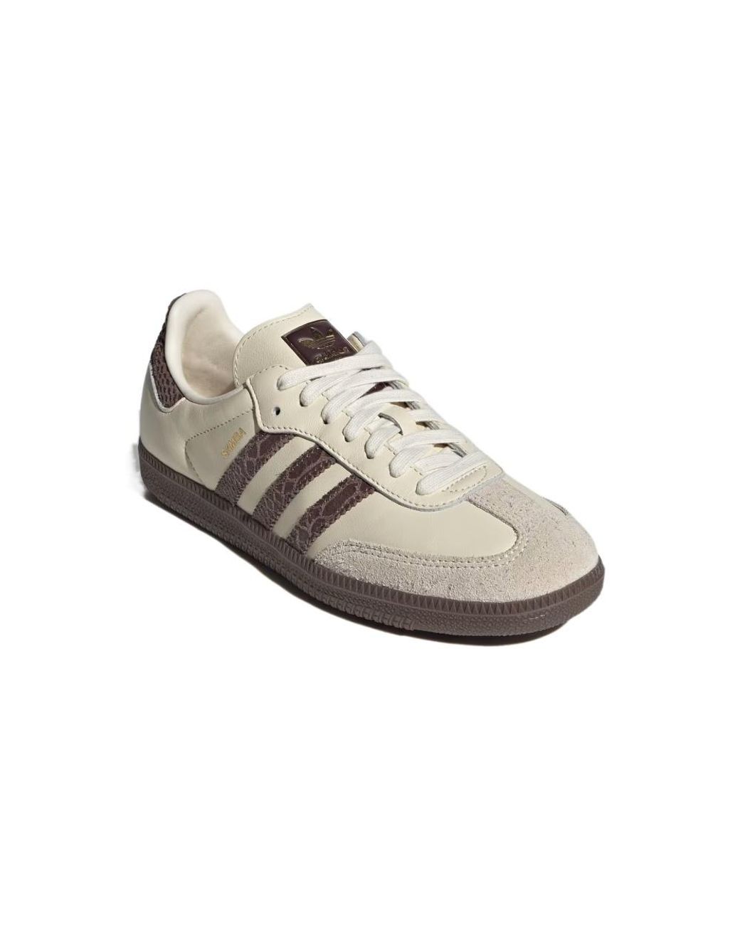 Adidas Originals Brown Samba Og Low-Top Sneakers