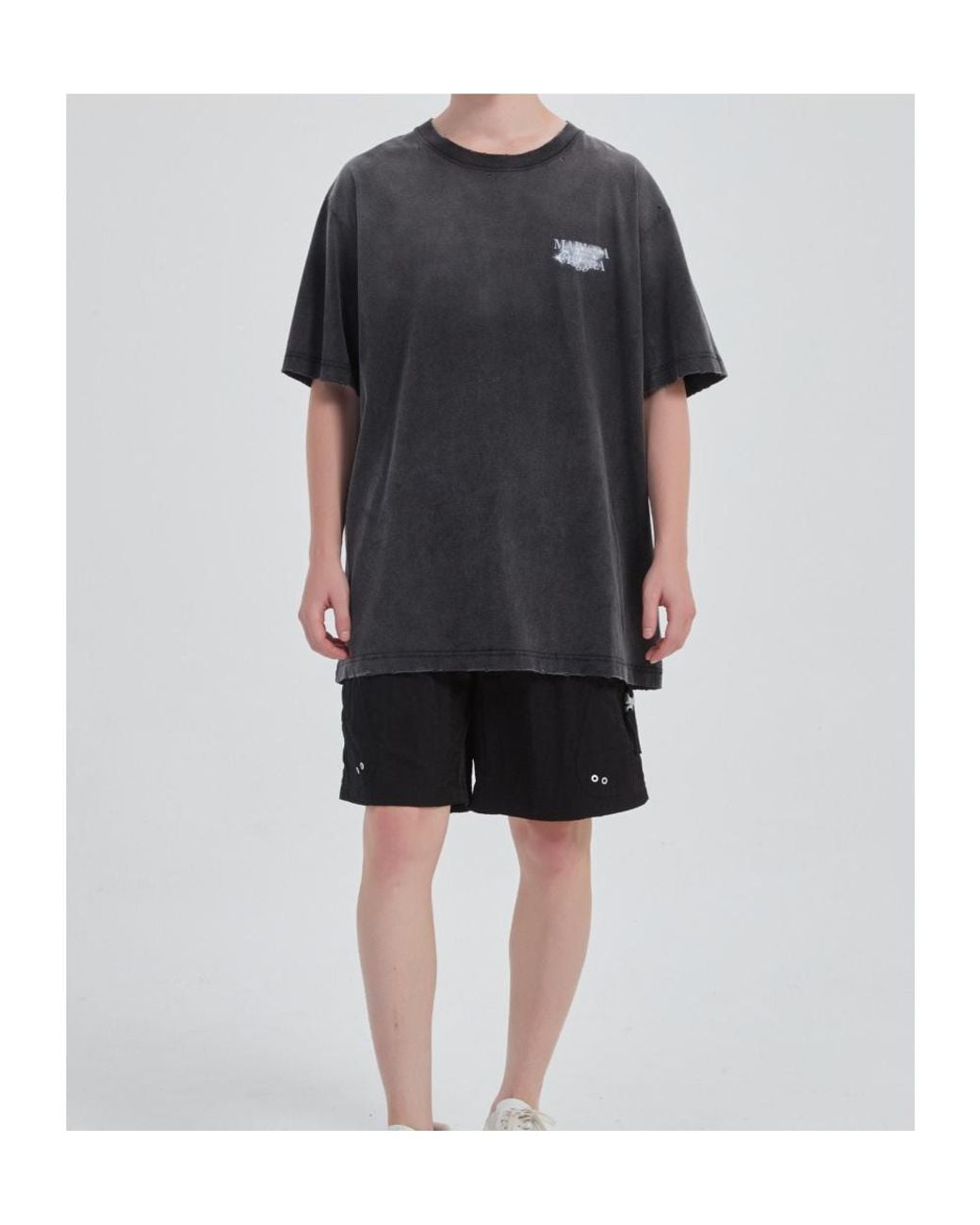 Marissa Chiara Black Short-Sleeved T-Shirt for men