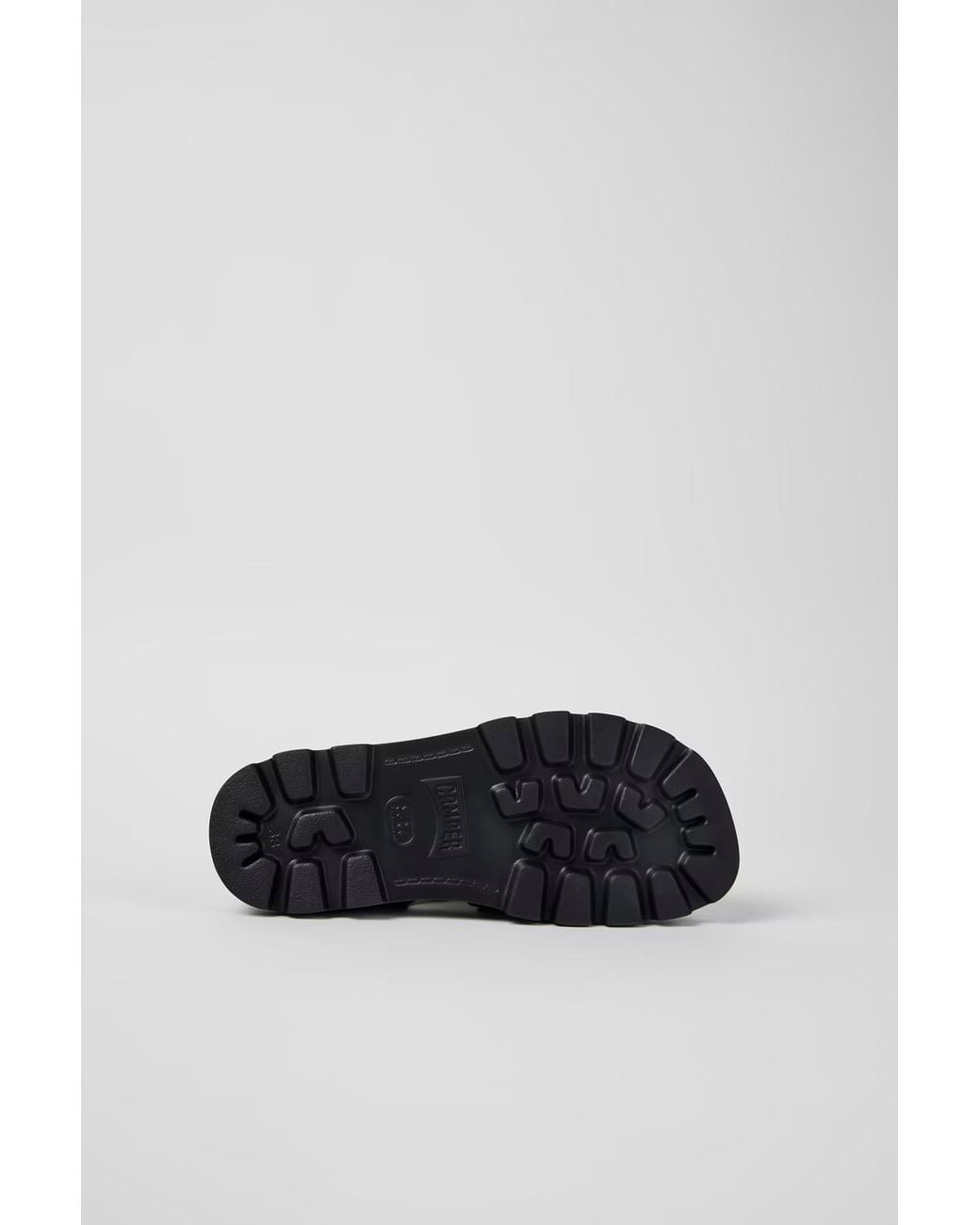 Camper Black Merco Woven Leather Sandals