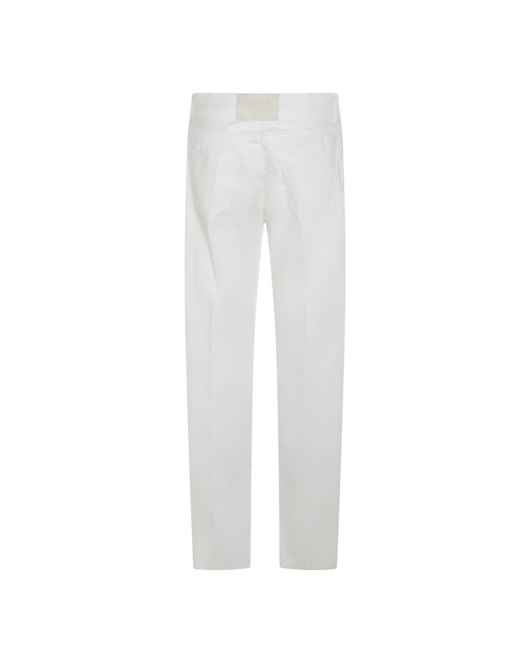 Céline White Boyfriend Jeans 001