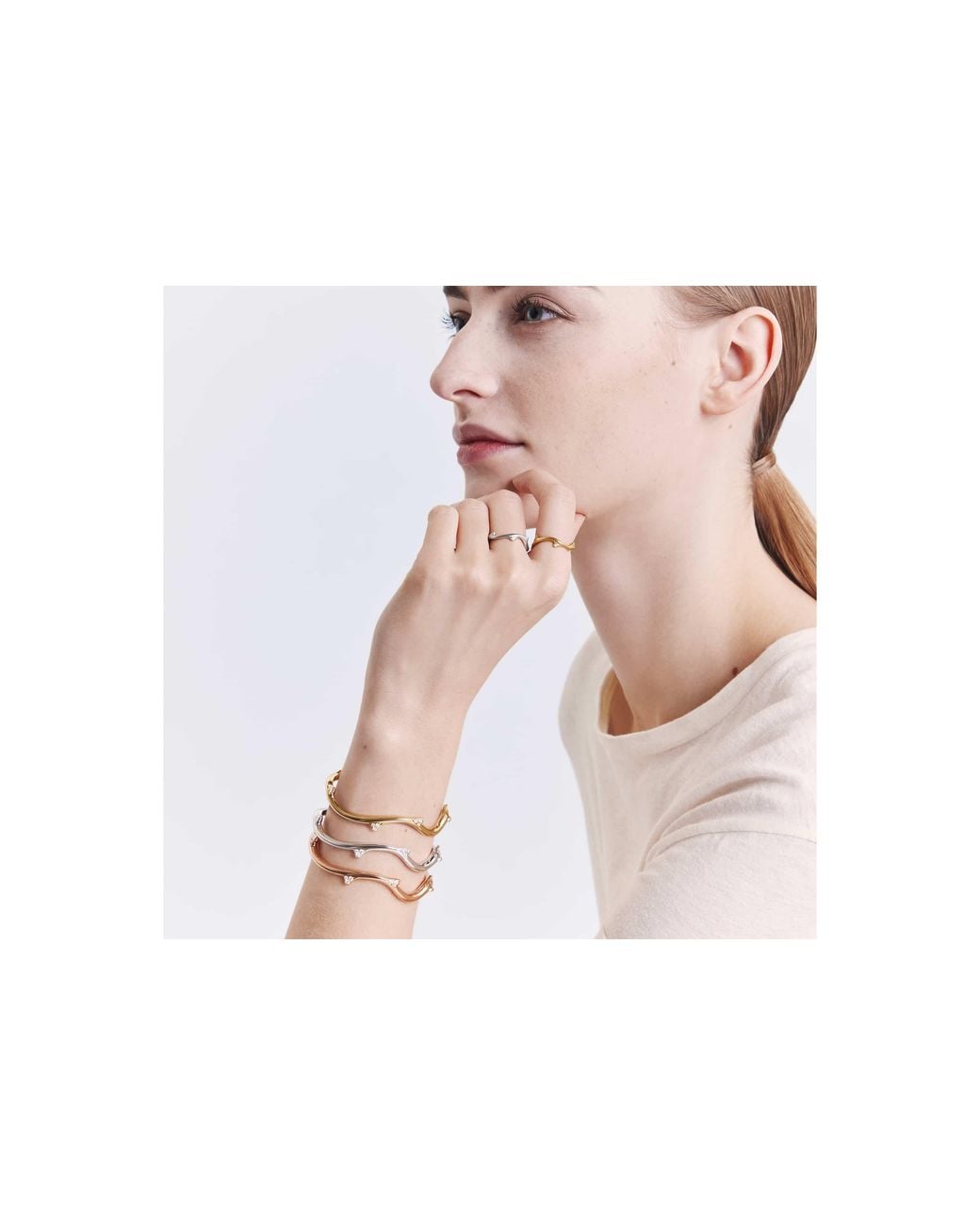 Dior Metallic Bois De Rose Bracelet