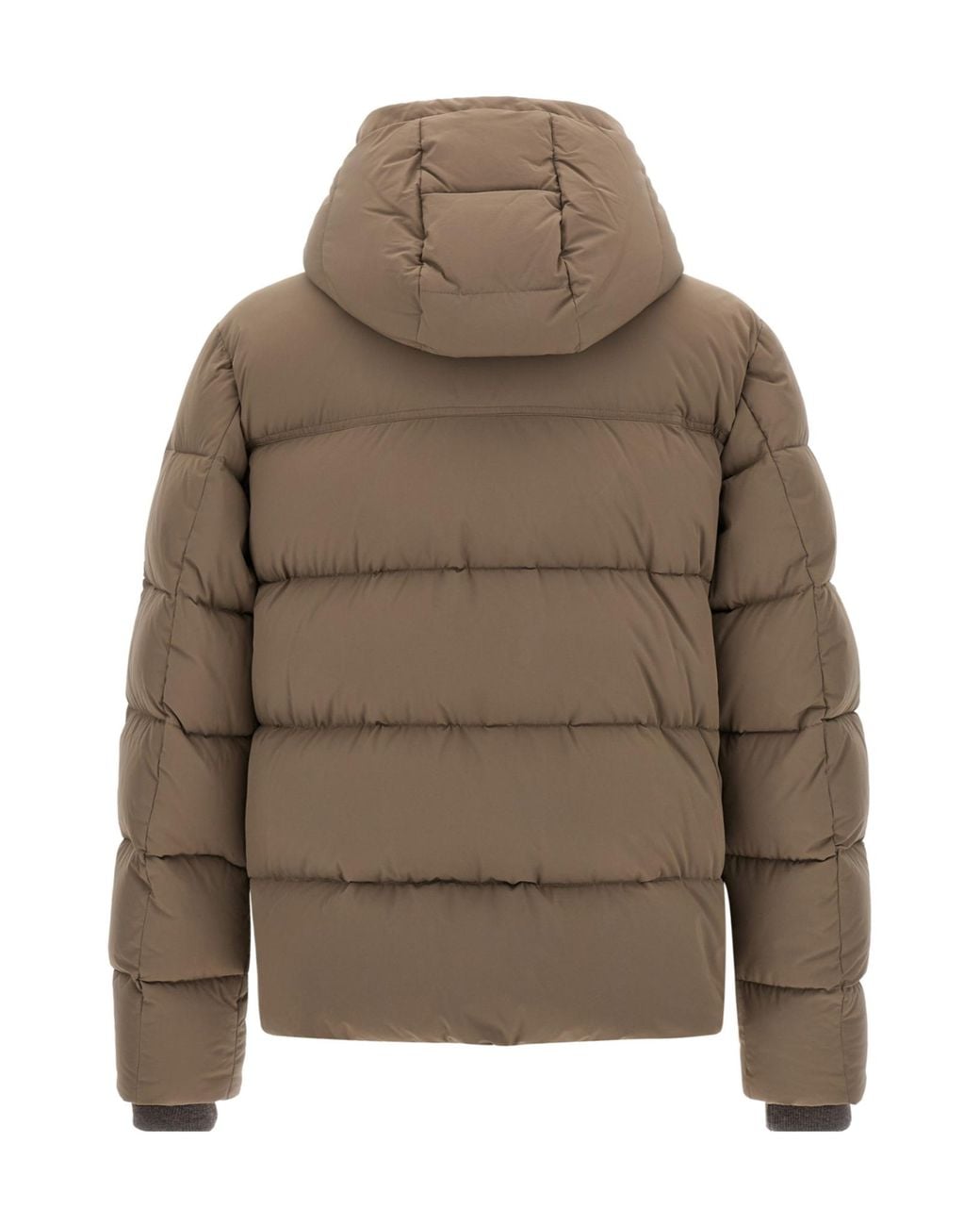 Moorer Brown Alarick Quilted Flap-Pocket Jacket for men