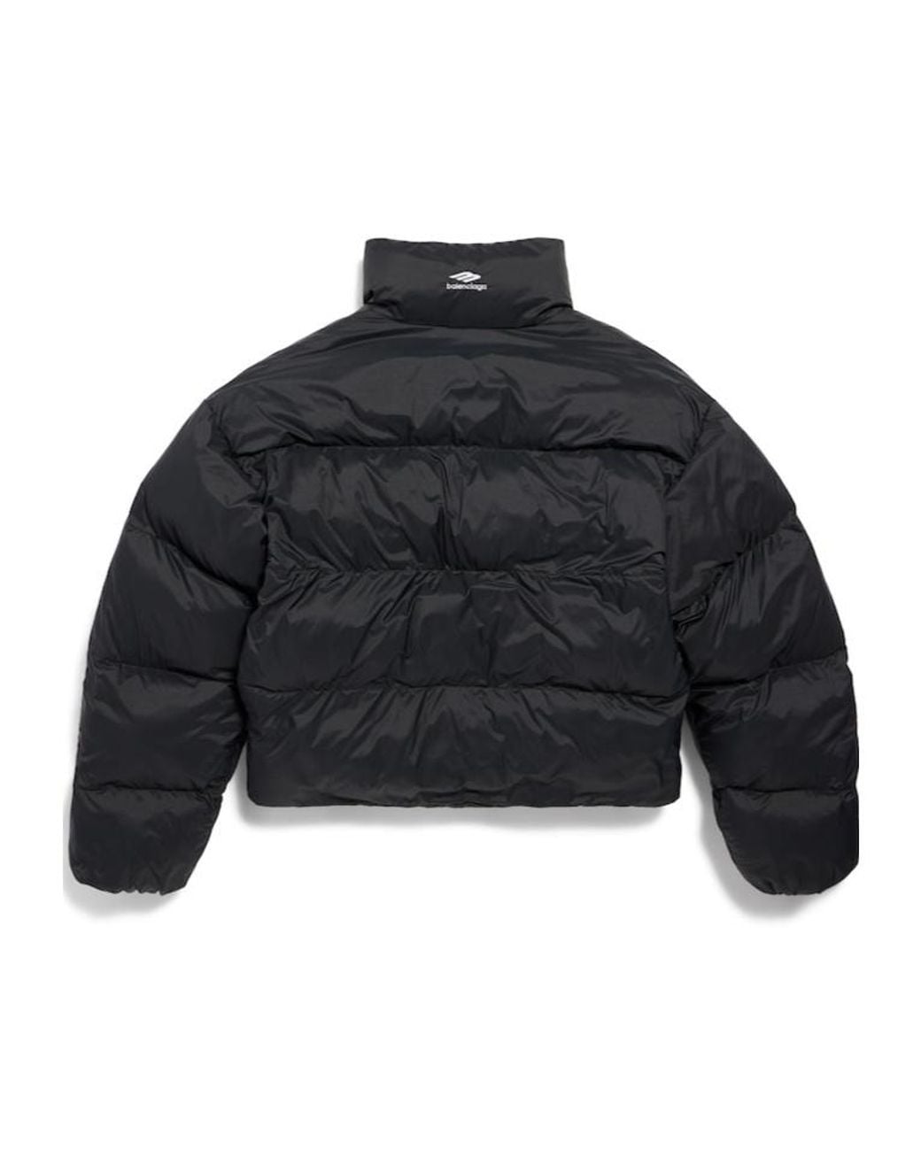 Balenciaga Blue Ski Cropped Puffer Jacket