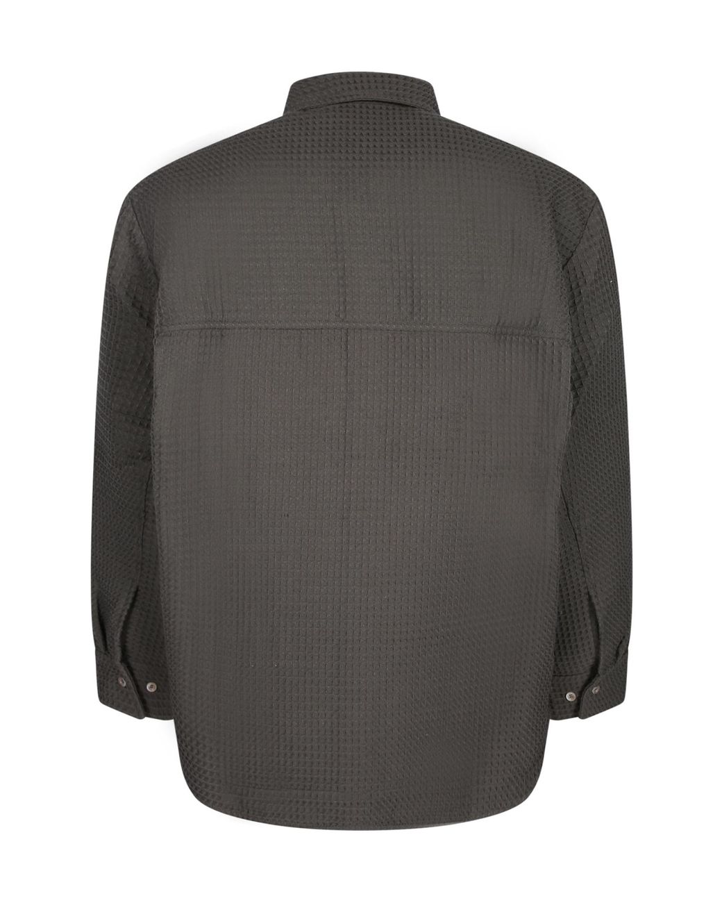 Séfr Gray Waffle Fabric Shirt for men