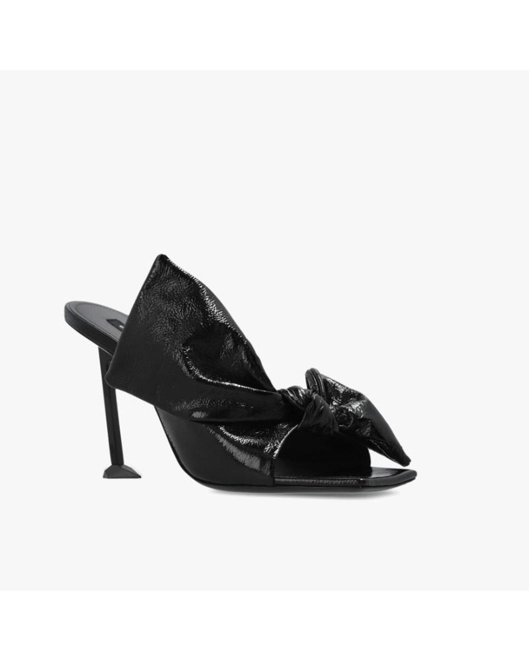 Givenchy Black Boudoir Bow Heeled Sandals