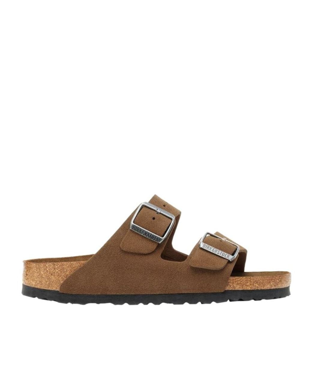 Birkenstock Brown Arizona Bs Double-Buckle Slides