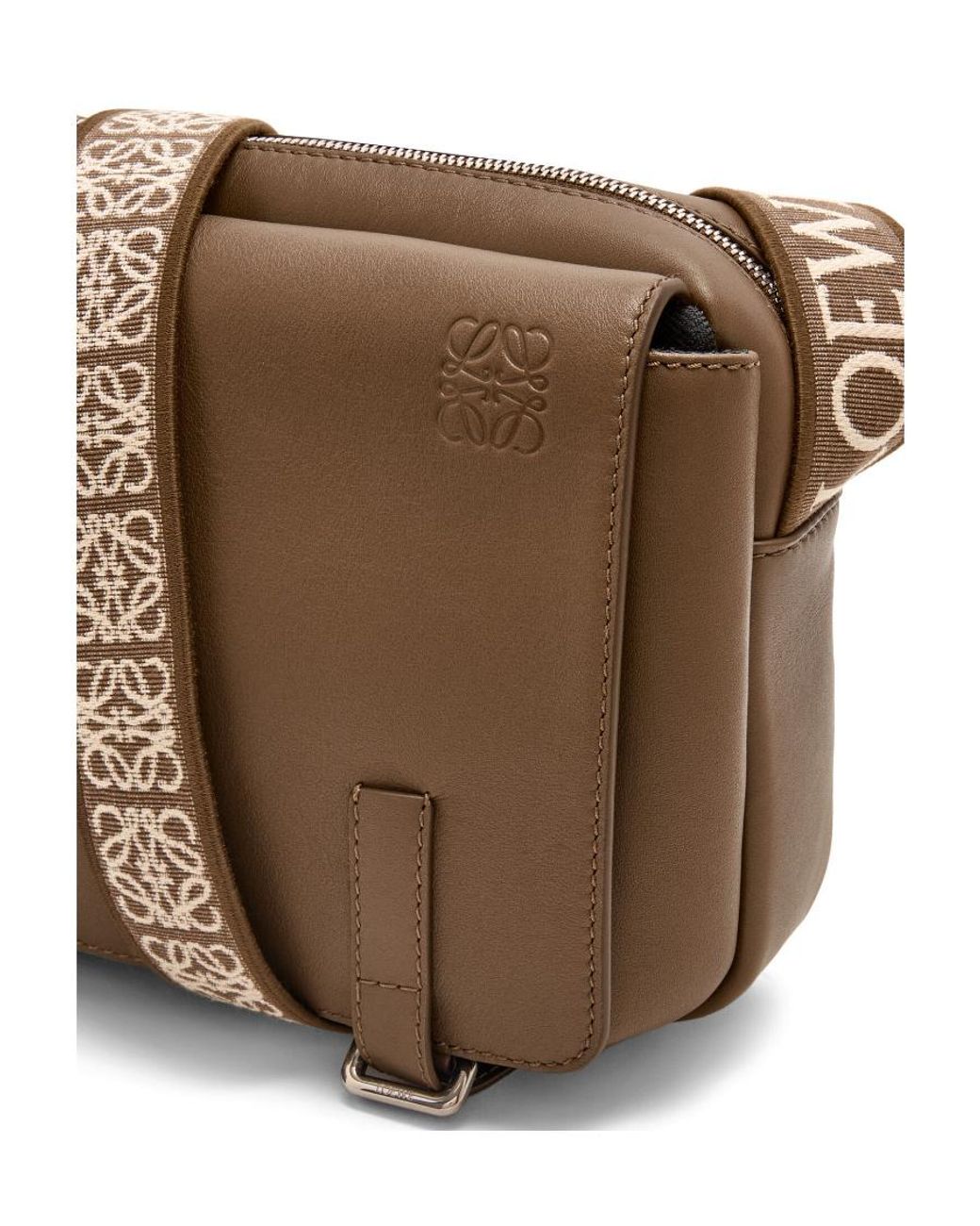 Loewe Brown Xs Military Messenger Bag for men