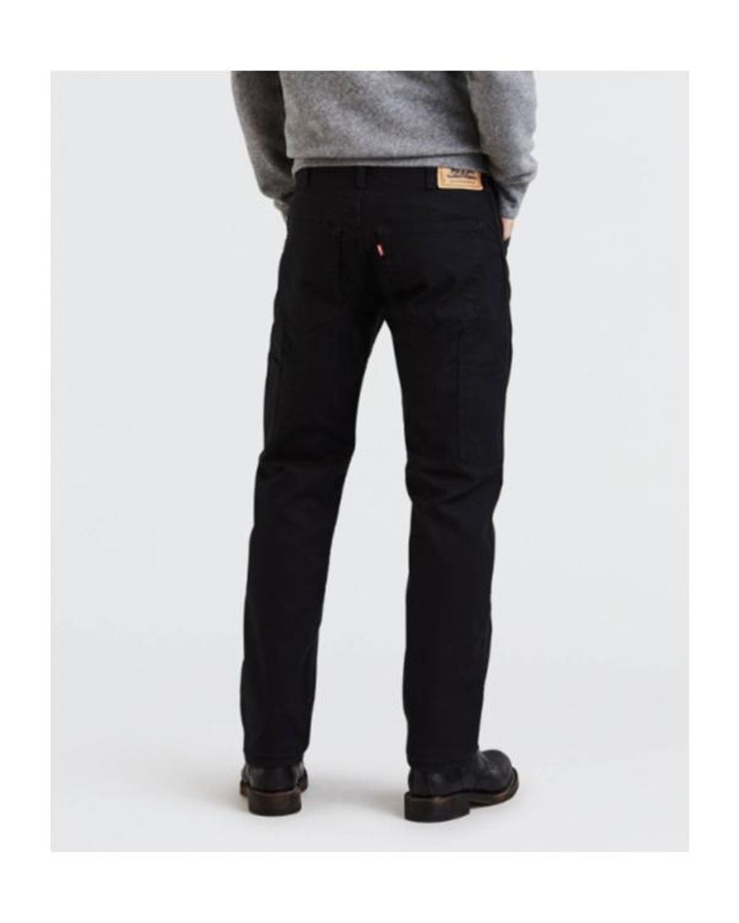 Levi's Gray 505 Regular Utility Workwear Jeans for men