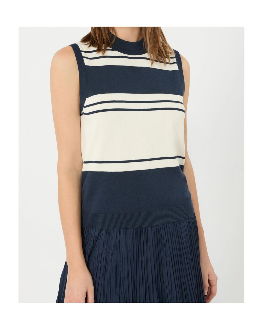 Weekend by Maxmara Blue Sleeveless Sweater