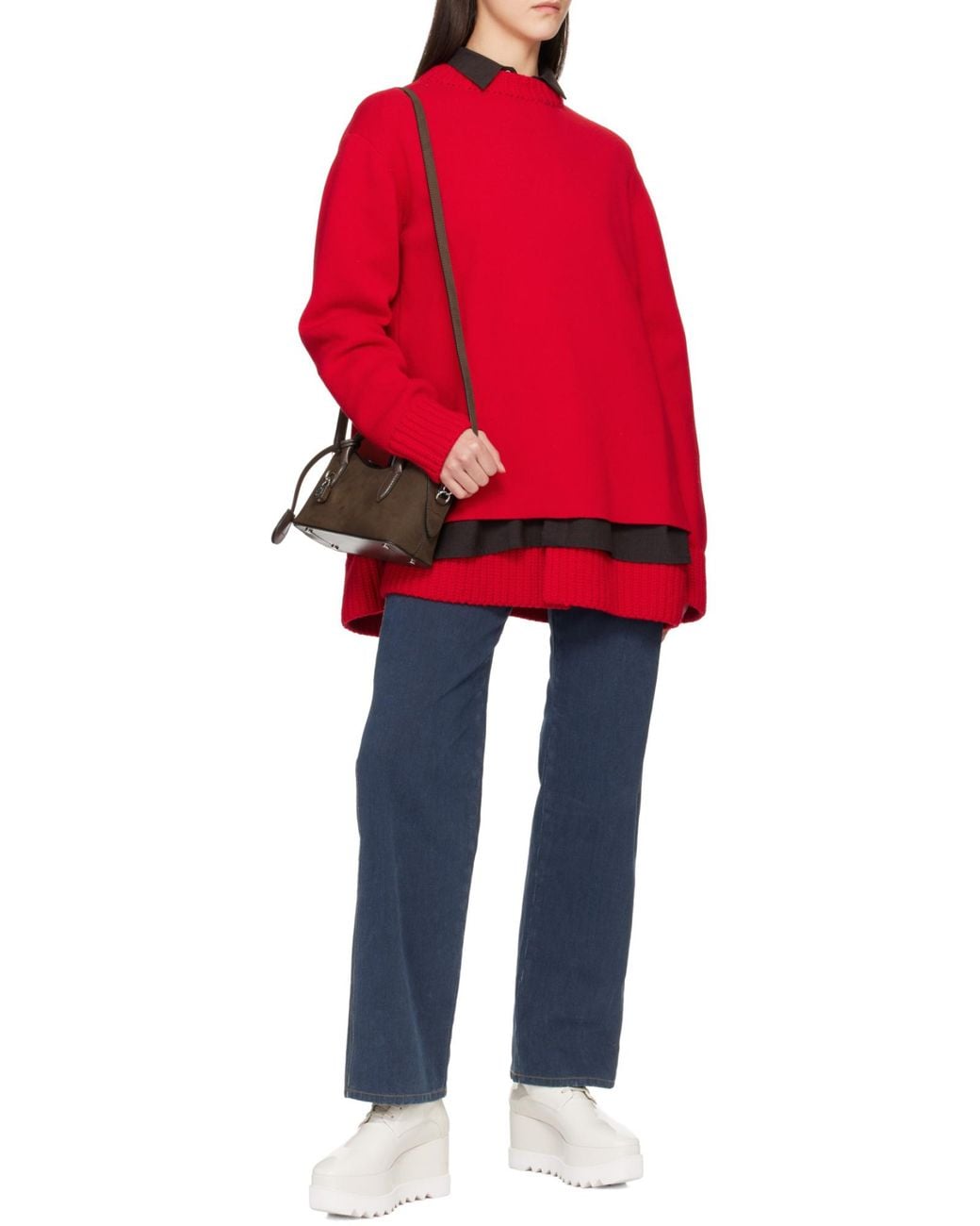 Stella McCartney Brown Ryder Crossbody Bag