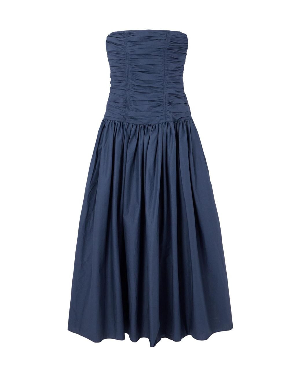 Matteau Blue Strapless Dress