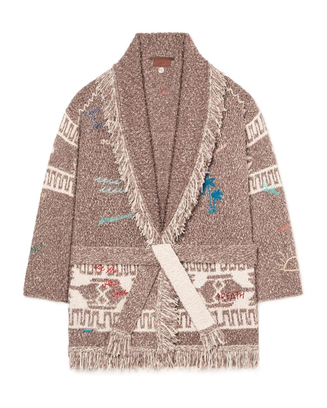 Alanui Multicolor Written By The Ocean Cardigan